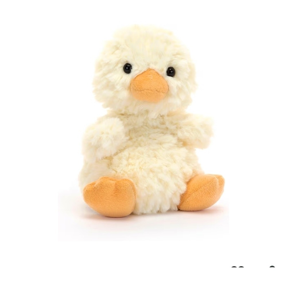 Rare sold out Jellycat Yummy Duckling Stuffed Animal with bag new with tags